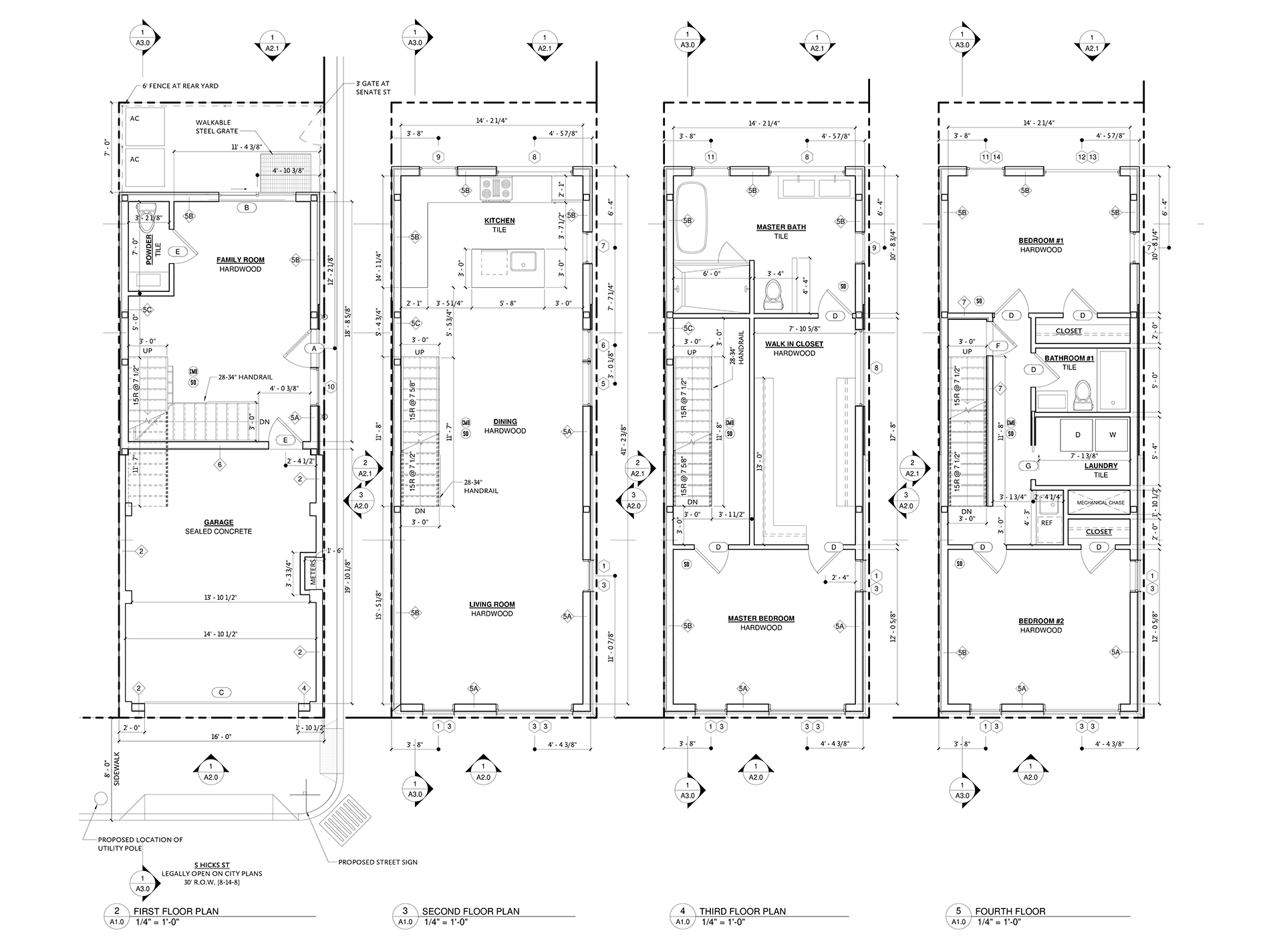 Modern Row Houses & Roof Decks