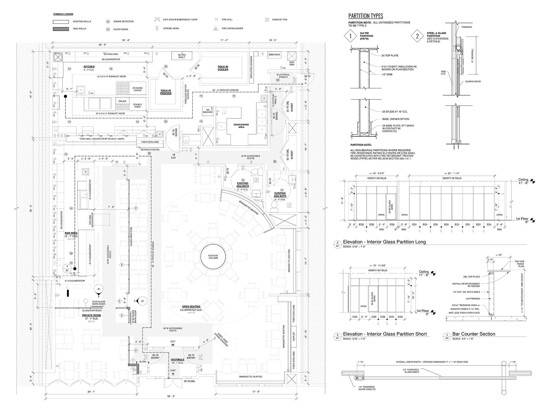 Restaurant Permit Drawings