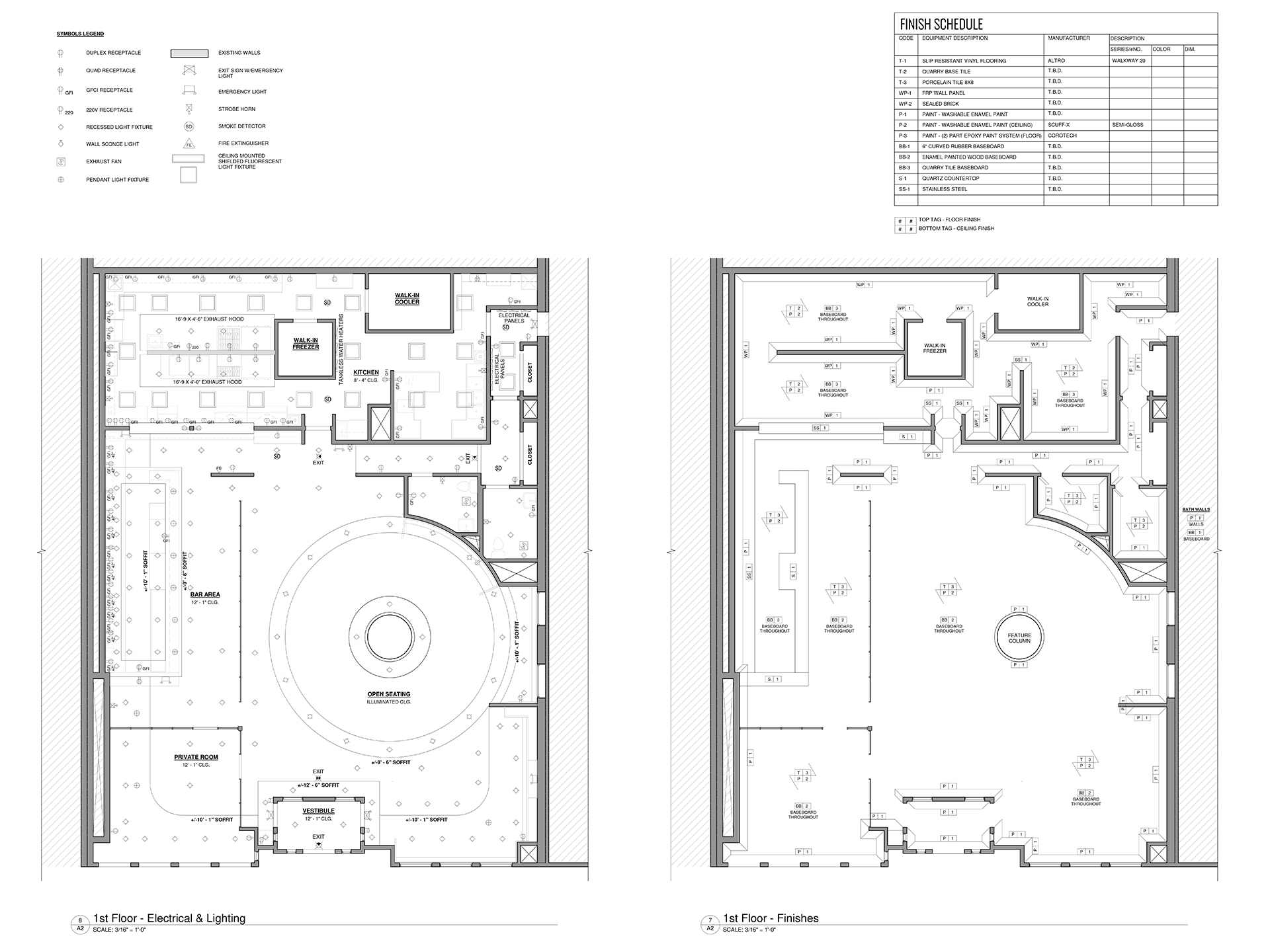 Restaurant Permit Drawings