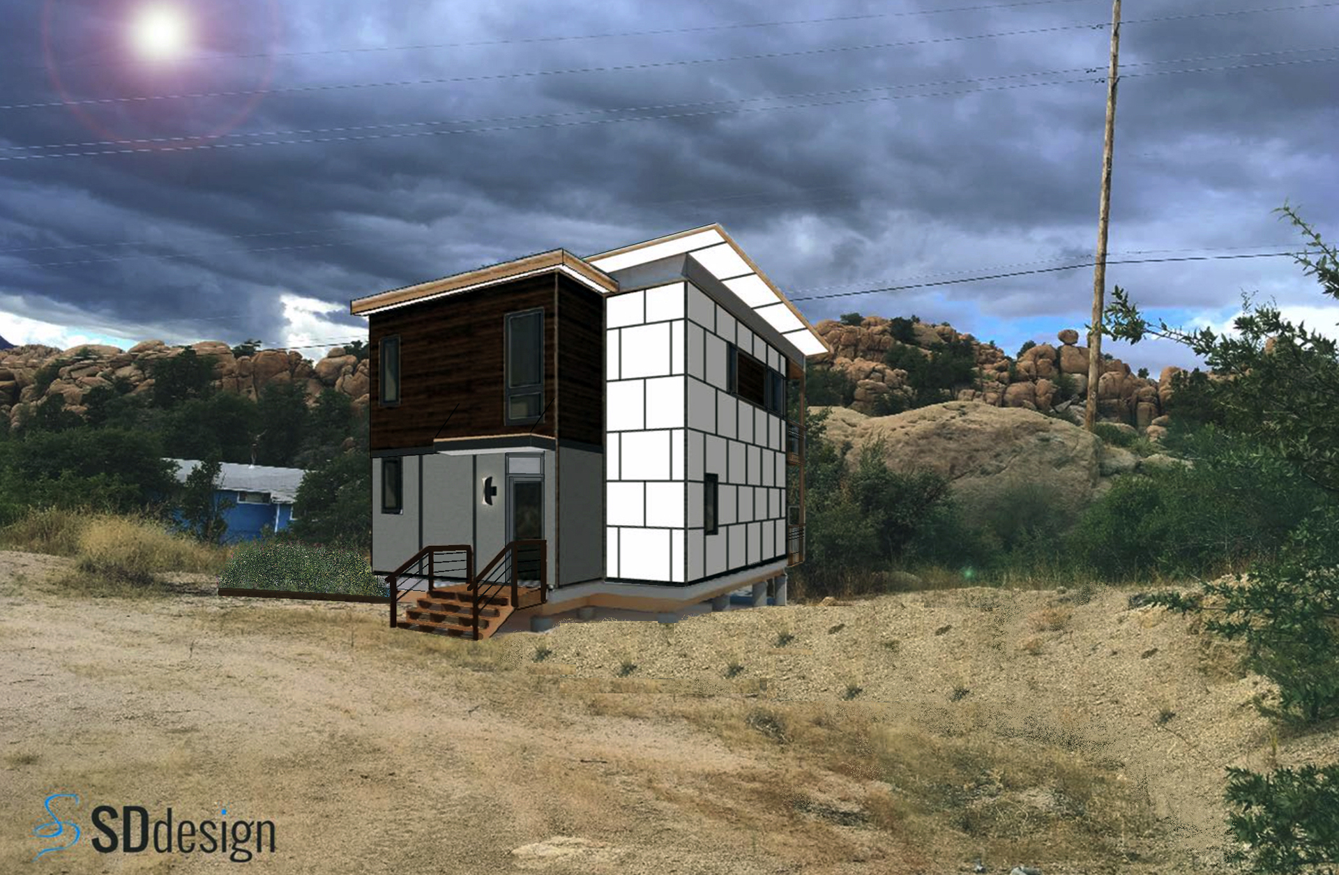 Modern Desert Cabin